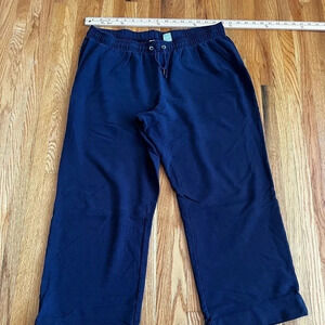 Navy blue sweatpants
